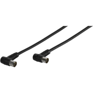 VIVANCO ANTENNA CABLE ANGLE 90dB black 3m