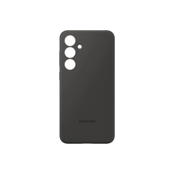 ORIGINAL SAMSUNG SILICONE CASE S24 FE black backcover