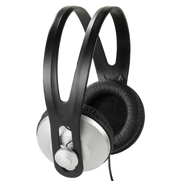 VIVANCO STEREO HEADPHONES 1.8m black silver