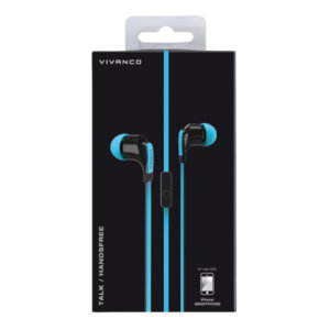 VIVANCO TALK STEREO HANDSFREE EARBUDS blue