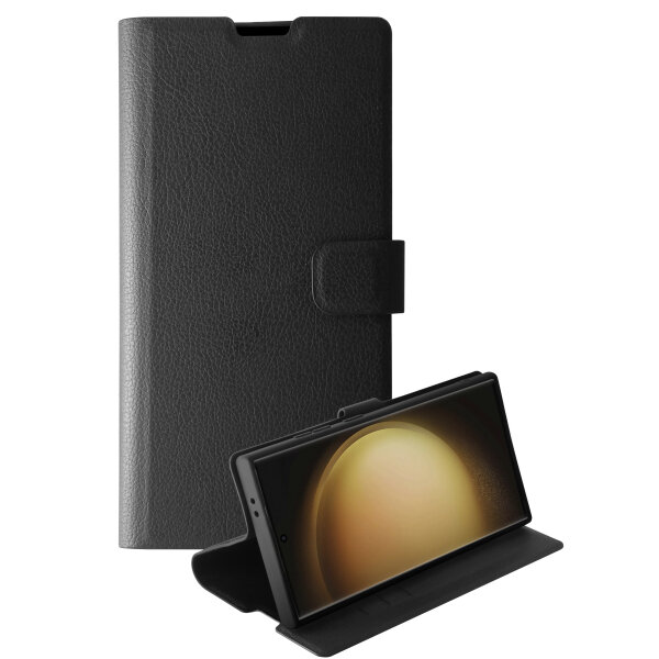 VIVANCO PREMIUM WALLET BOOK CASE SAMSUNG S24 ULTRA black