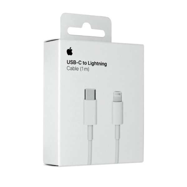 ORIGINAL APPLE DATA CABLE TYPE C TO LIGHTNING white 96W 1m