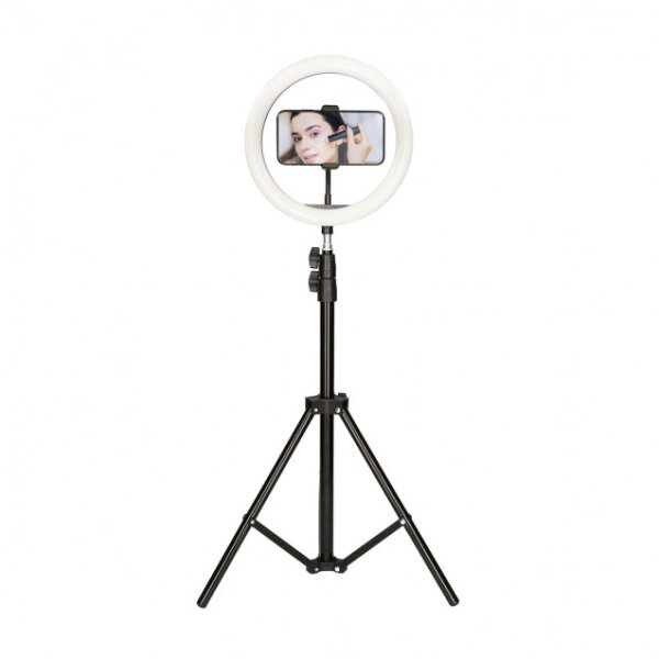 KSIX KIT STUDIO LIVE MAX KSIX LED RING WITH FLOOR TRIPOD 1.60 M FOR SMARTPHONE