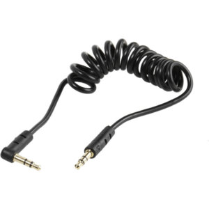 VIVANCO SPIRAL CABLE 3.5mm JACK TO 3.5mm JACK 1.5m black