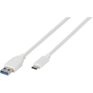 VIVANCO DATA CABLE USB 3.1 TO  TYPE C 1m 3A white