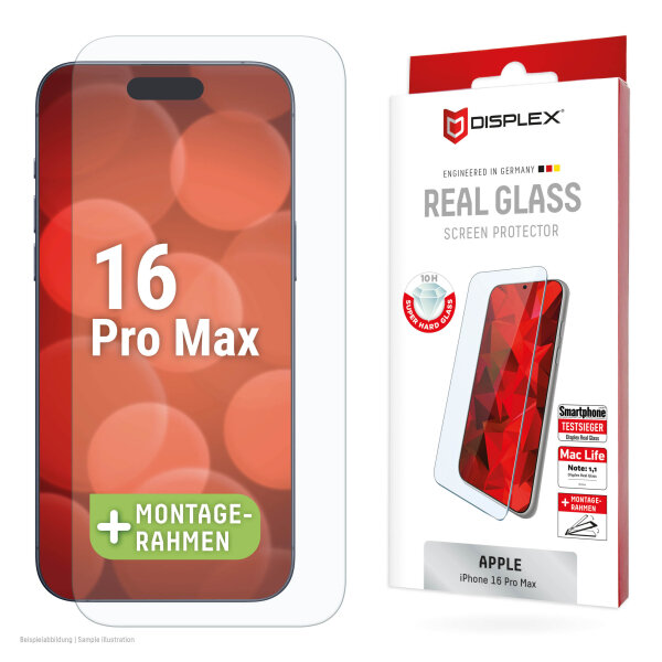 DISPLEX REAL GLASS 2D IPHONE 16 PRO MAX