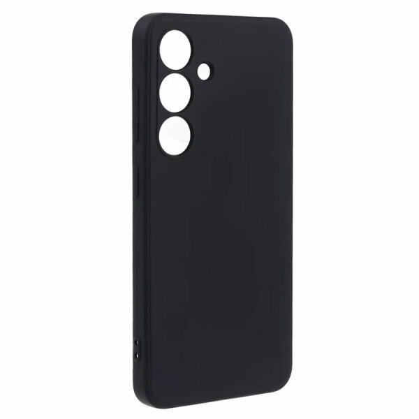 SENSO SOFT TOUCH SAMSUNG S24 FE black backcover