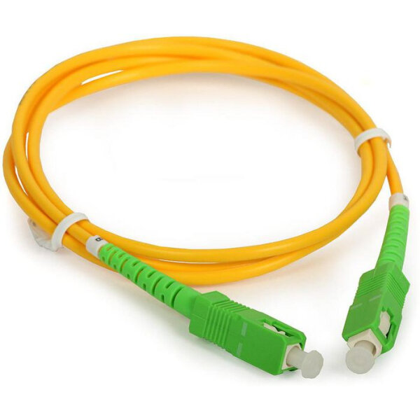 VIVANCO FIBRE OPTIC NETWORK CABLE LC/APC 10Gbit/s 3m yellow