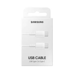 ORIGINAL SAMSUNG DATA CABLE TYPE C TO TYPE C 1m white