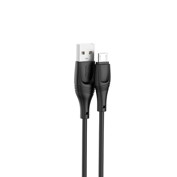 XO USB TO MICRO USB NB238 DATA CABLE 1m 2.4A black