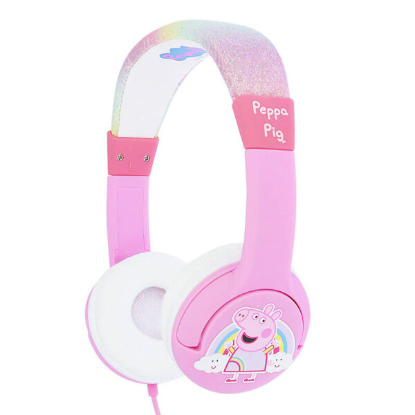 OTL PEPPA PIG RAINBOW WIRED STEREO HEADPHONES