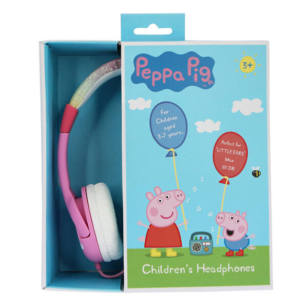 OTL PEPPA PIG RAINBOW WIRED STEREO HEADPHONES