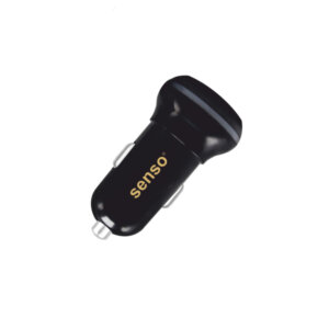 SENSO FAST CAR CHARGER 2.4A 2 PORTS black