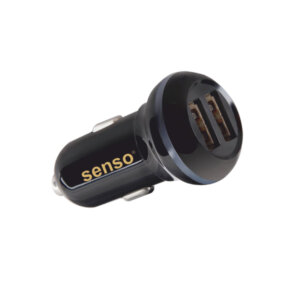 SENSO FAST CAR CHARGER 2.4A 2 PORTS black