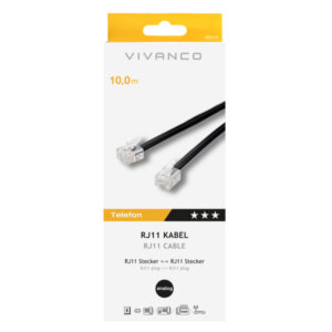 VIVANCO CONNECTION LEAD RJ11 10m CABLE