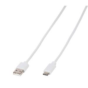 VIVANCO DATA CABLE TYPE C 1m white