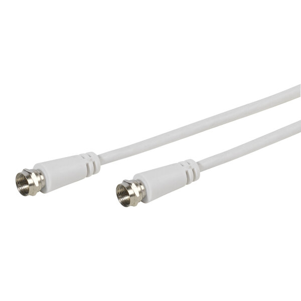 VIVANCO SAT CONNECTION CABLE F PLUG 1.5m white