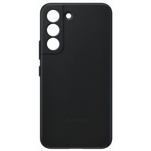 ORIGINAL SAMSUNG LEATHER COVER SAMSUNG S22 PLUS black backcover