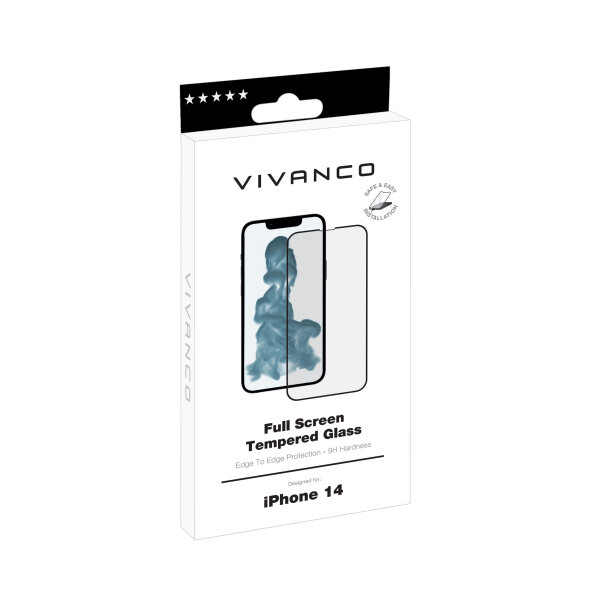 VIVANCO 2.5D JAPAN FULL TEMPERED GLASS IPHONE 14