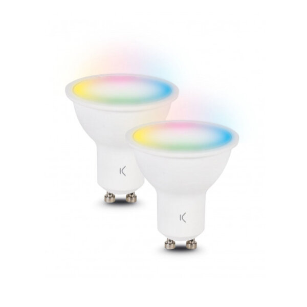 KSIX BULB GU10 5.5W RGB + CCT WIFI 2pcs