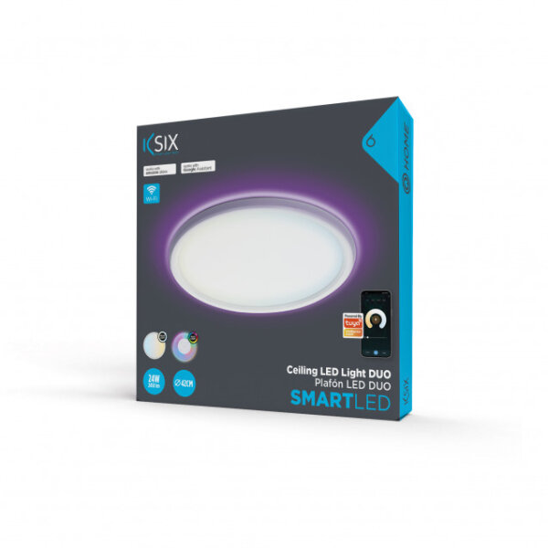 KSIX LIGHT CEILING DUO LED 52W RGB