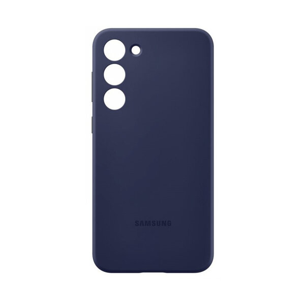 ORIGINAL SAMSUNG SILICONE CASE S23 PLUS blue backcover