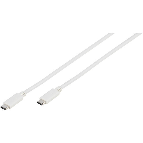 VIVANCO DATA CABLE TYPE C TO TYPE C 1m white