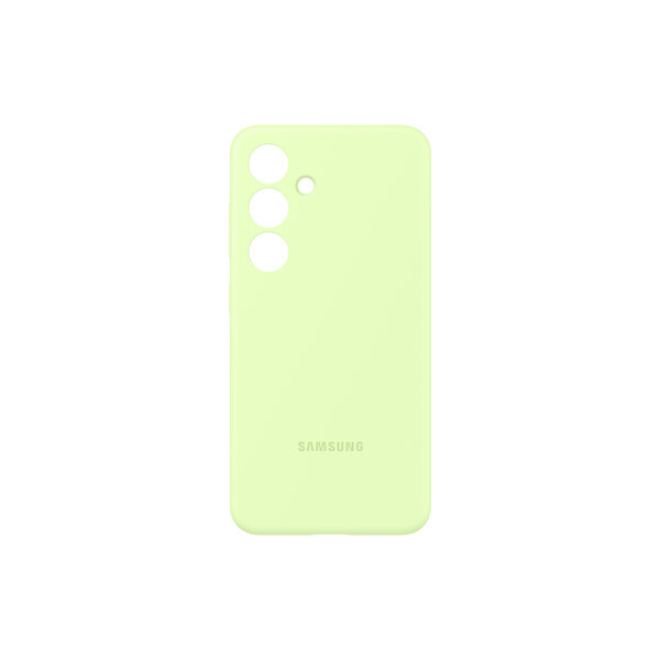 ORIGINAL SAMSUNG SILICONE CASE S24 light green backcover