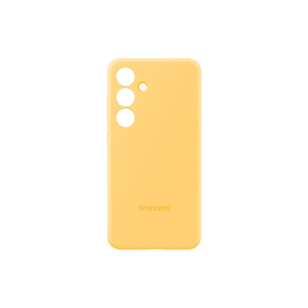 ORIGINAL SAMSUNG SILICONE CASE S24 yellow backcover