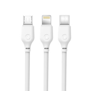 XO DATA CABLE NB103 1 TYPE C | LIGHTNING | MICRO USB 2,1Α white