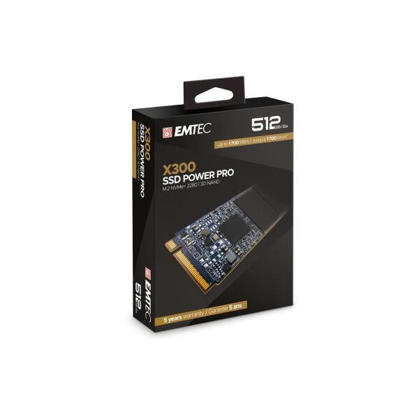 EMTEC SSD M2 PCIe 3.0 X300 512GB INTERNAL