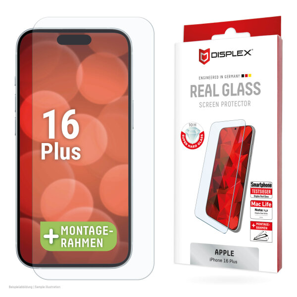 DISPLEX REAL GLASS 2D IPHONE 16 PLUS