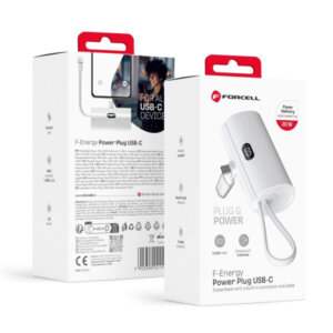 FORCELL F-ENERGY POWERBANK TYPE C 20W 5000mAh white