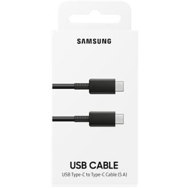 ORIGINAL SAMSUNG DATA CABLE TYPE C TO TYPE C 1m 5A black