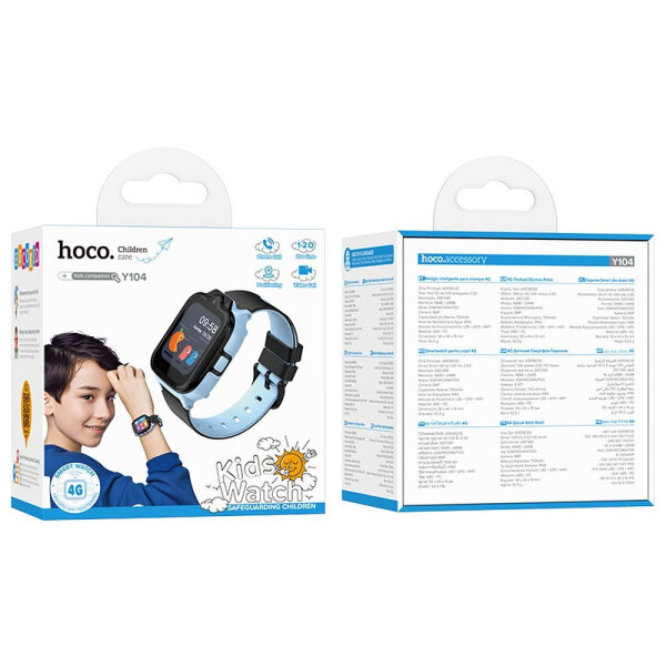 HOCO KIDS SMART WATCH CALL FUNCTION 4G Y104 blue